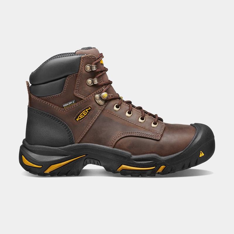 Keen Mt Vernon 6" Steel Toe - Erkek Iş Botu - Kahverengi - Türkiye (931054RNZ)